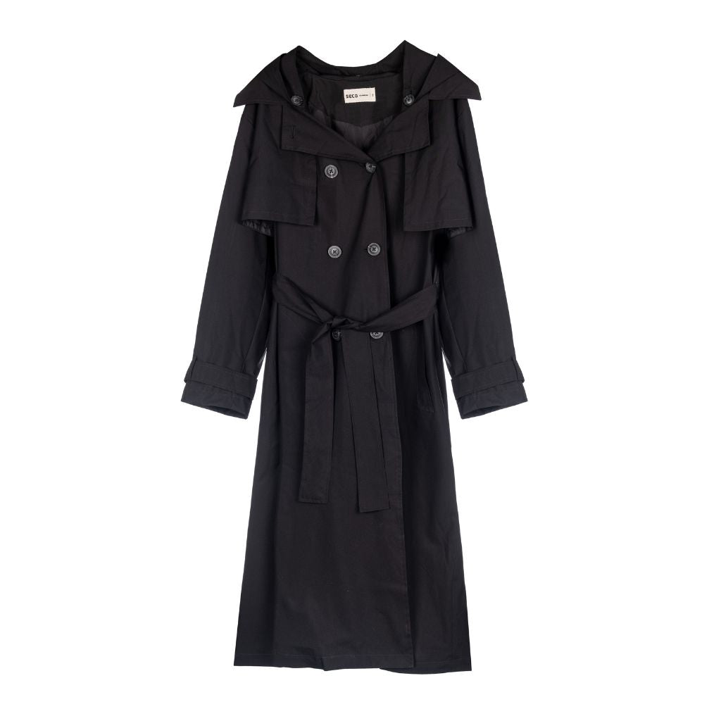Bronx Trench Coat | Black
