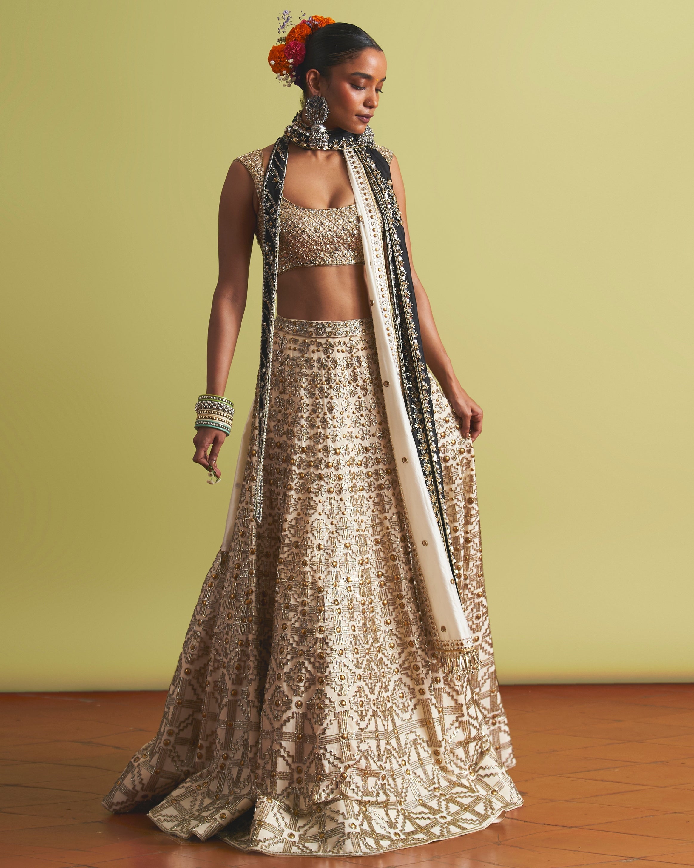Aqsa Ethnic Set By KYNAH, Luxury Indian Fashion & Bridal Wear