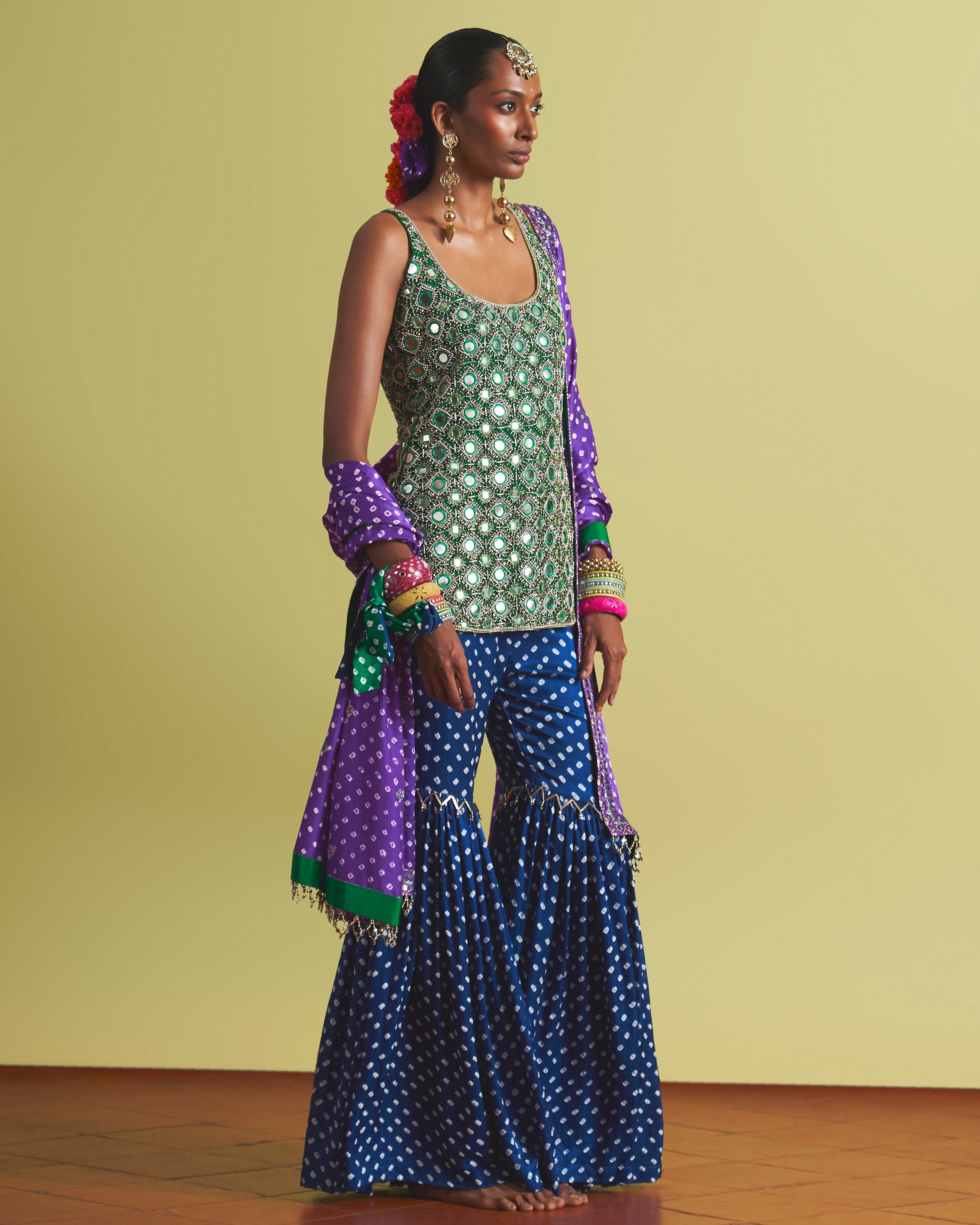 Raima Gharara Jacket Set By KYNAH, Luxury Indian Fashion & Bridal Wear