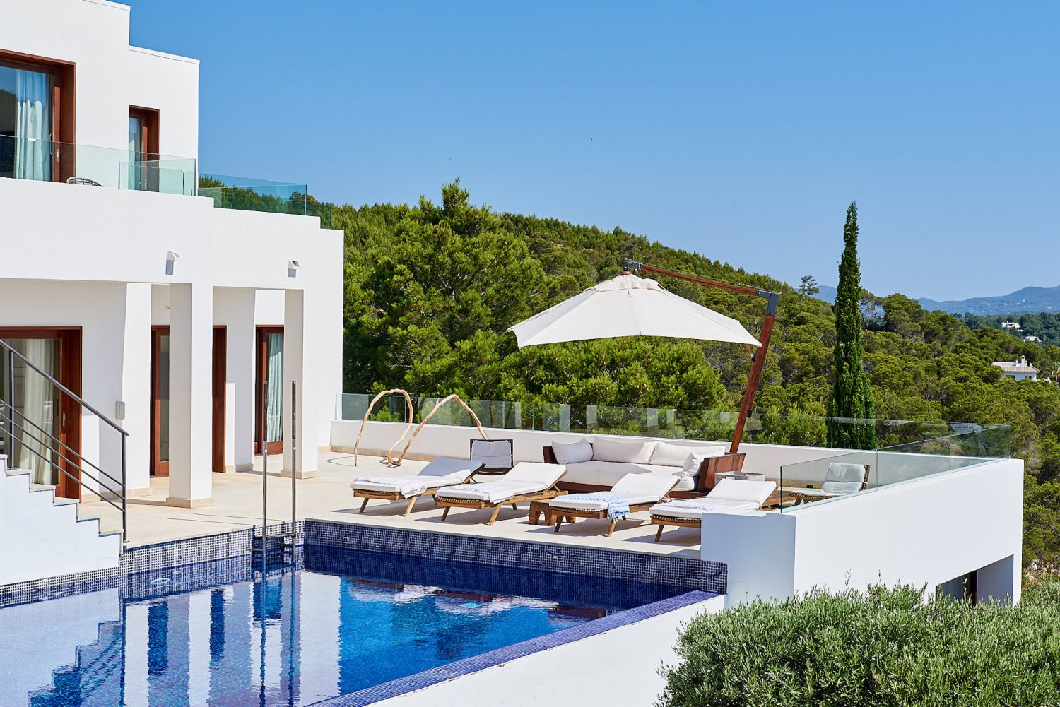 Huge Beautiful Ibiza Villa with Breathtaking Views of Sol d’en Serra in Santa Eulalia