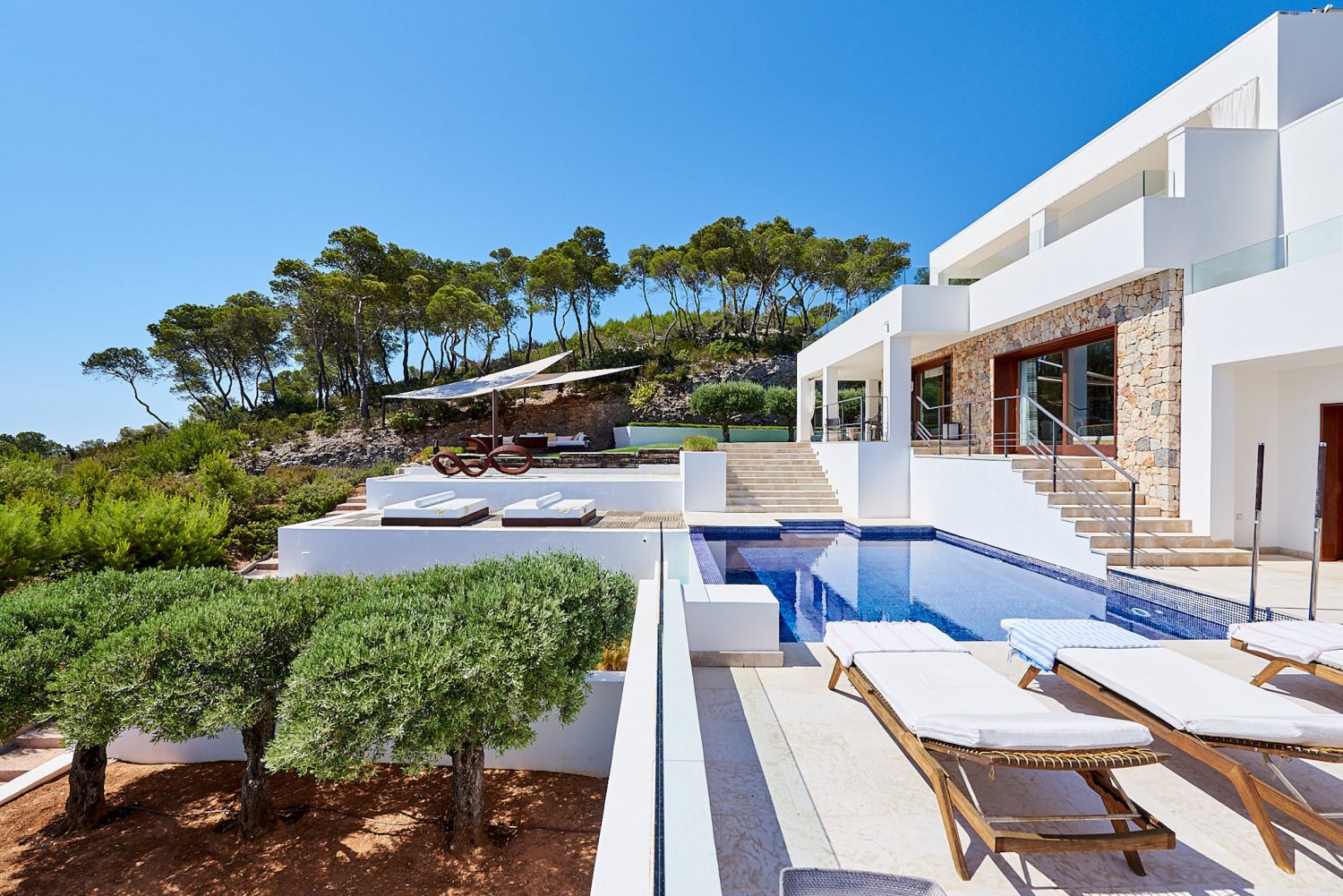 Huge Beautiful Ibiza Villa with Breathtaking Views of Sol d’en Serra in Santa Eulalia