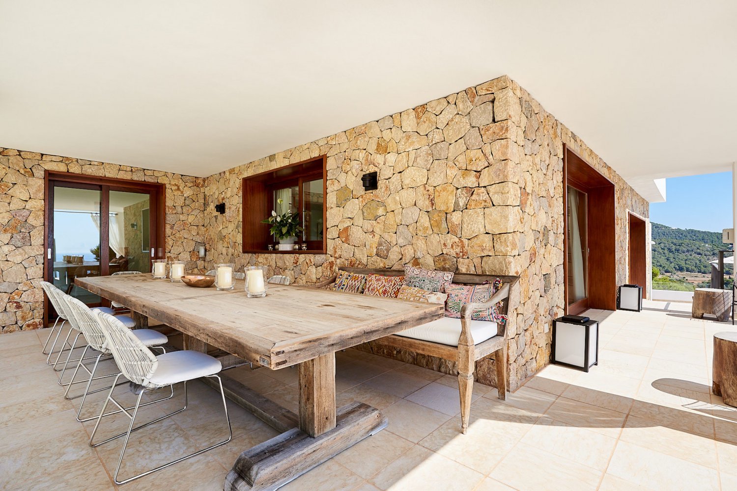 Huge Beautiful Ibiza Villa with Breathtaking Views of Sol d’en Serra in Santa Eulalia