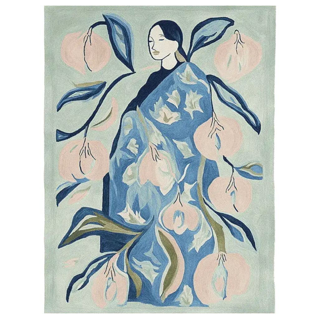 Serene Garden Muse Hand Tufted Rug