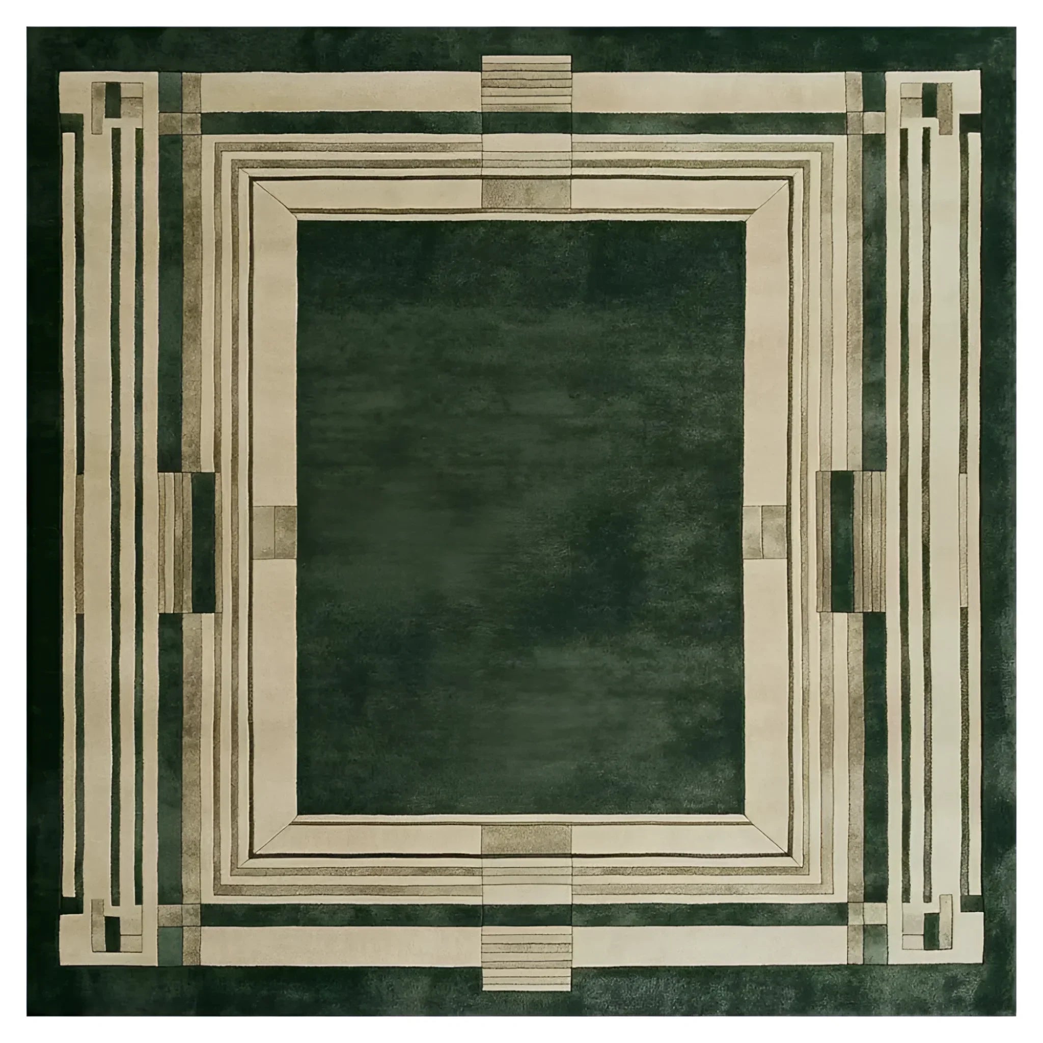 Serene Gateway Hand Tufted Wool Rug
