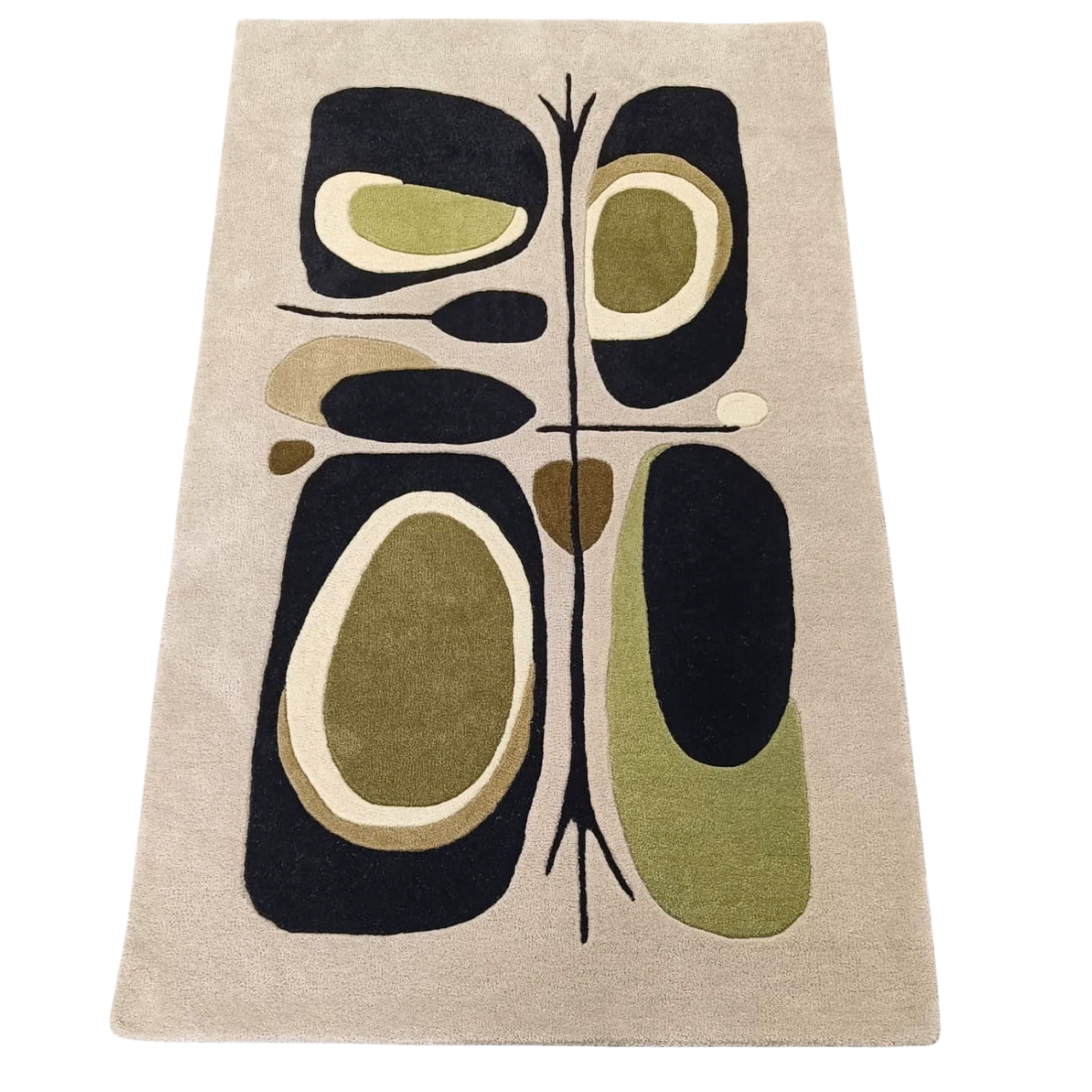Serenity Shapes Hand Tufted Rug