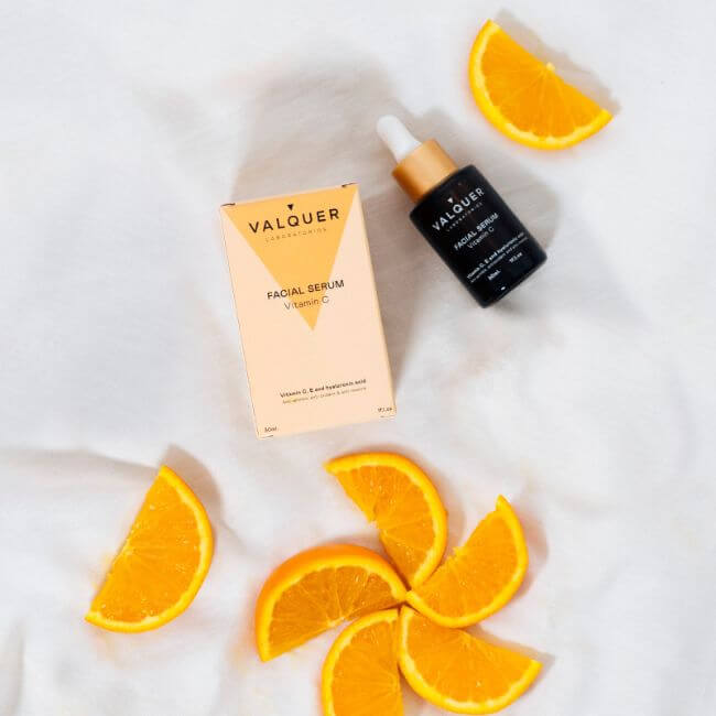 Pack Facial Vitamina C y Ácido Hialurónico - Serum 30 ml y Ampollas 5 x 2 ml