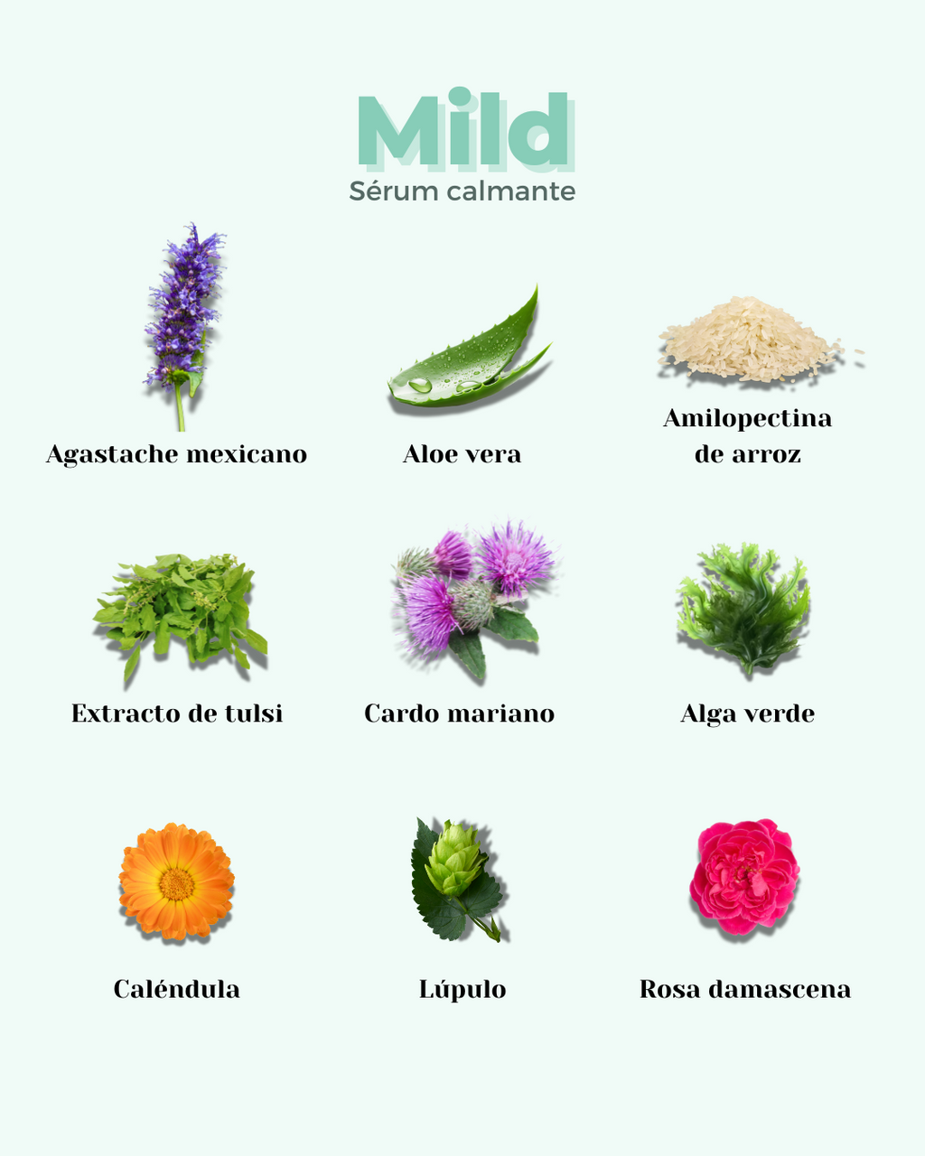 Sérum Facial Calmante Pieles Sensibles con Rojeces MILD