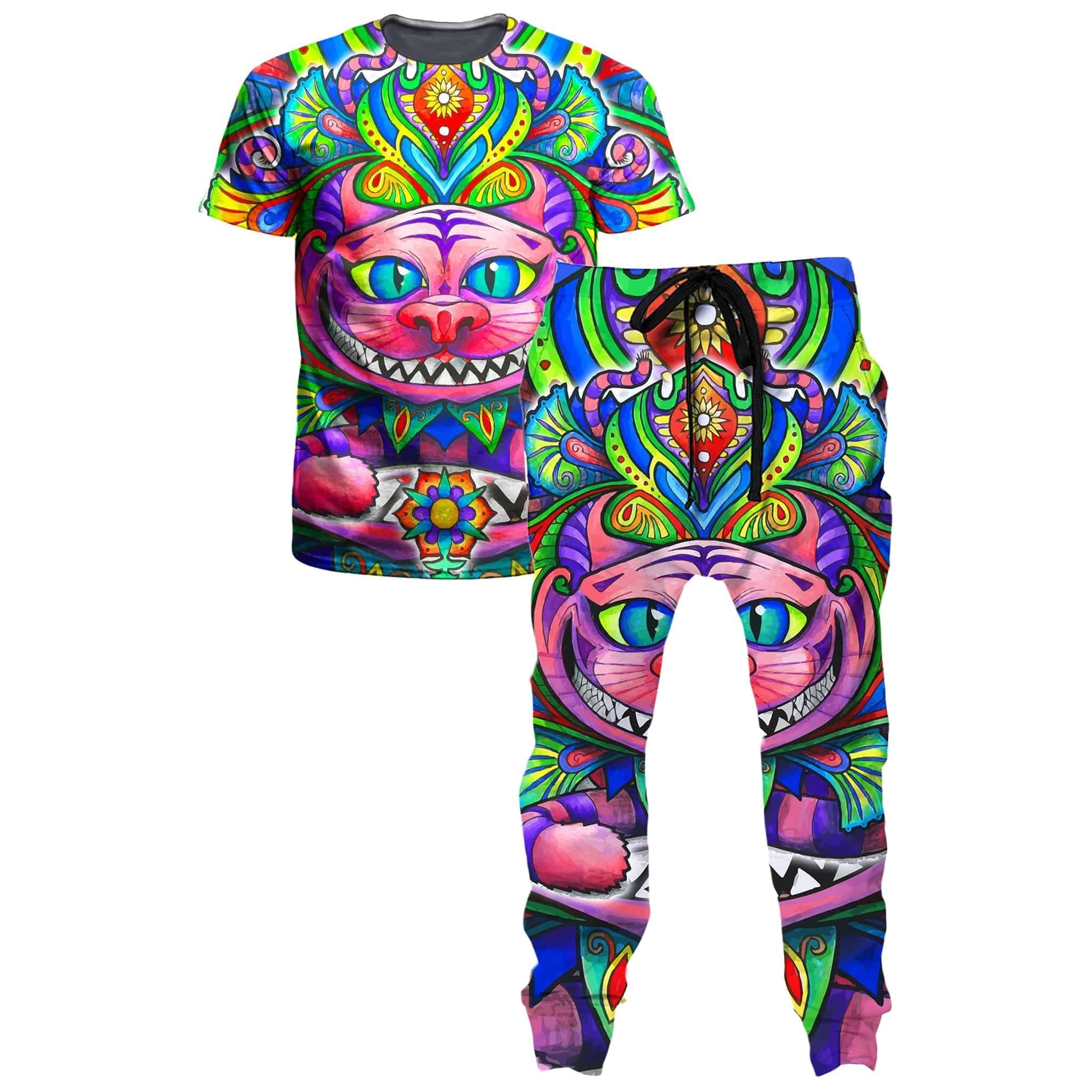 Cheshire Cat T-Shirt and Joggers Combo