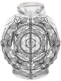 Esoteric Light Unisex Zip-Up Hoodie