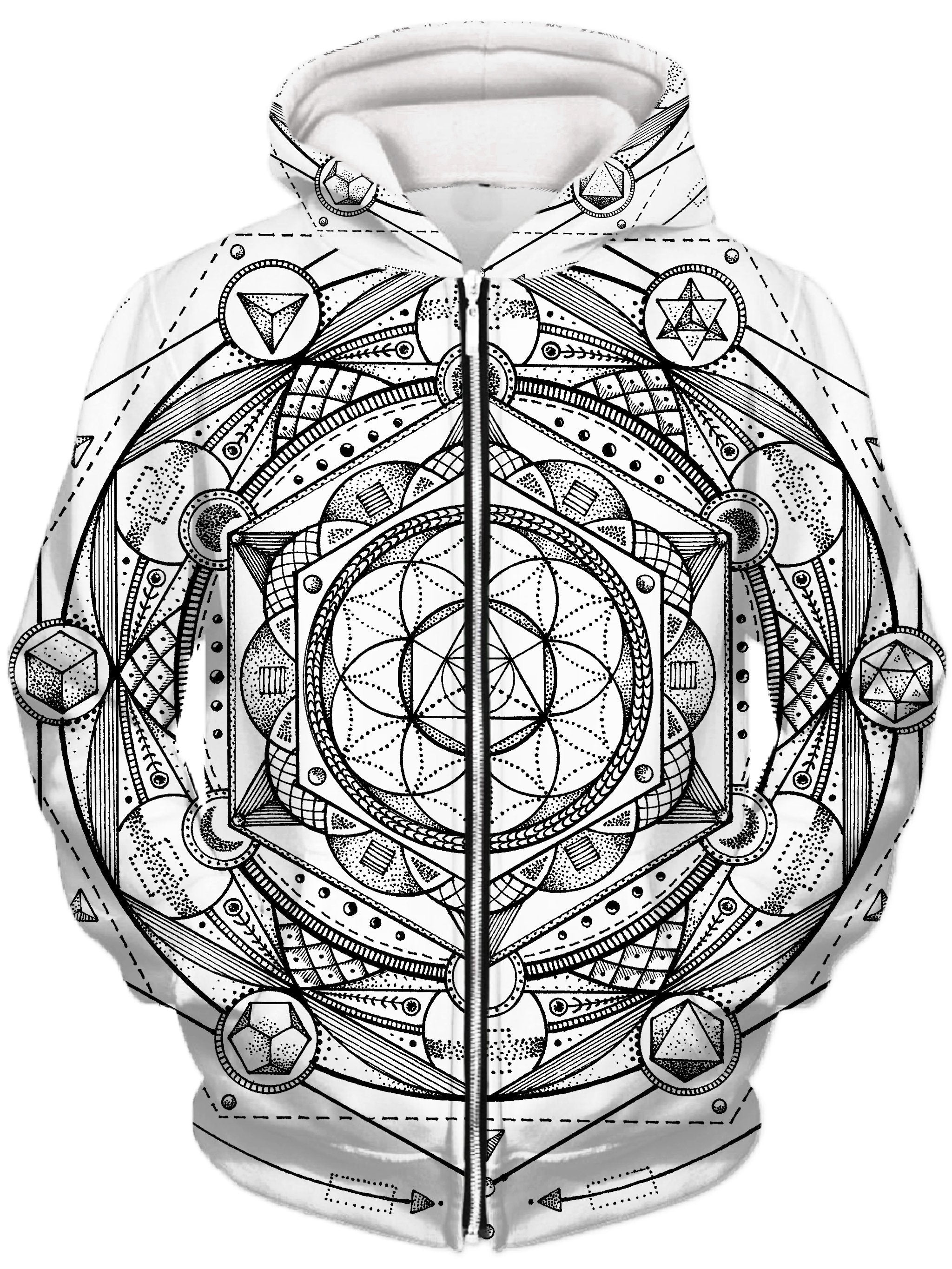 Esoteric Light Unisex Zip-Up Hoodie