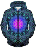 Mandala Love Unisex Zip-Up Hoodie