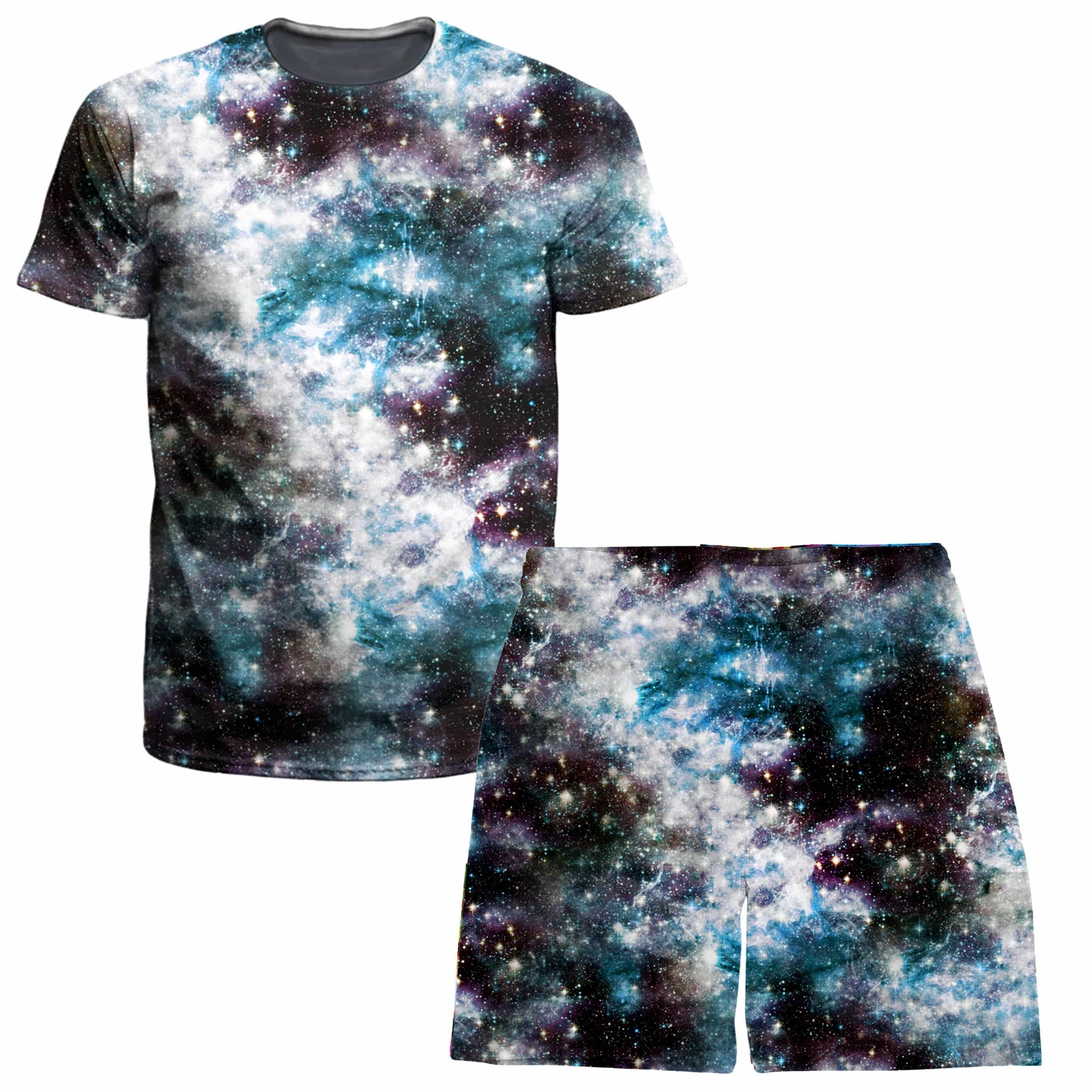 Party God Galaxy T-Shirt and Shorts Combo