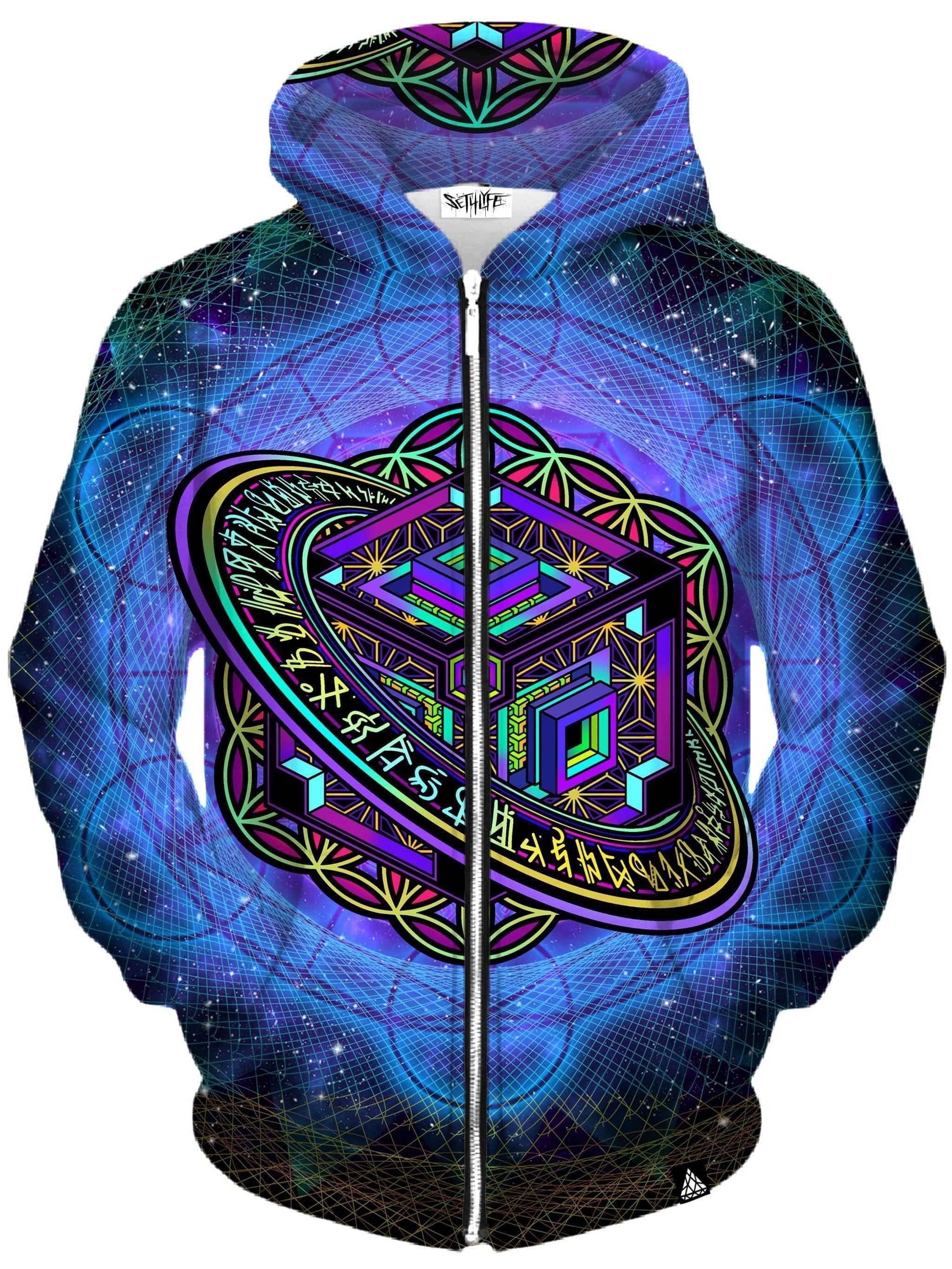 Perspective Unisex Zip-Up Hoodie
