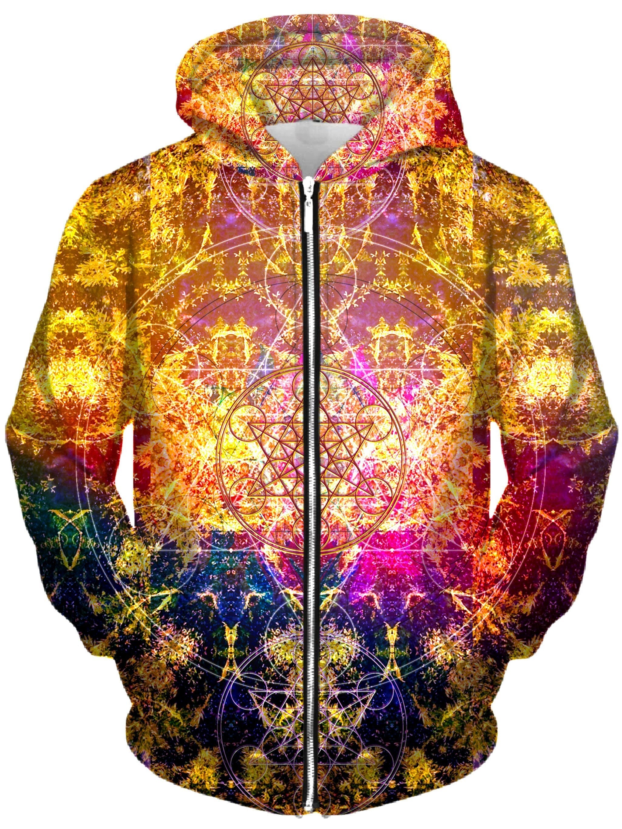 Pineal Metatron Unisex Zip-Up Hoodie