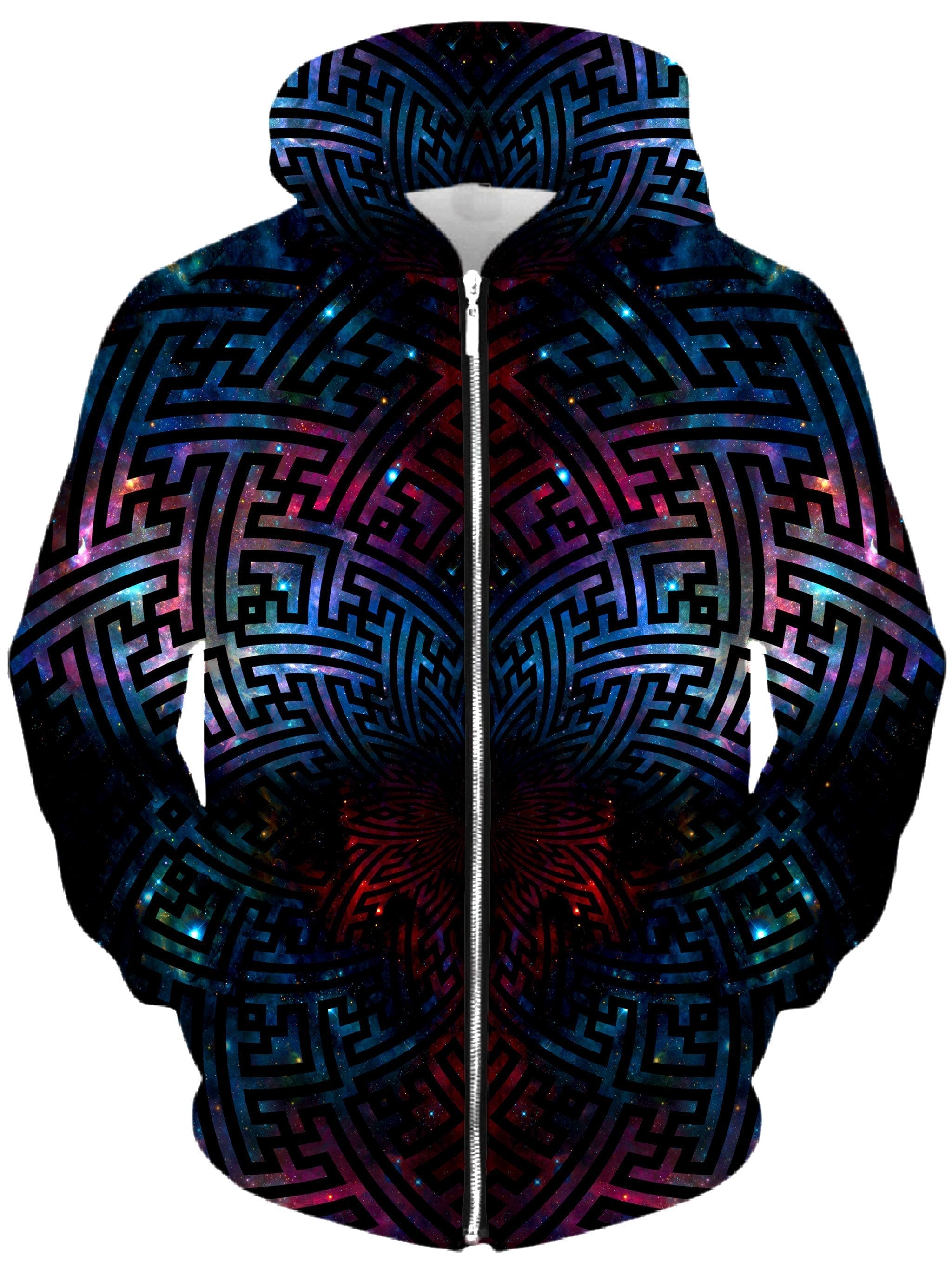 Sacred Sayagata Galaxy Unisex Zip-Up Hoodie