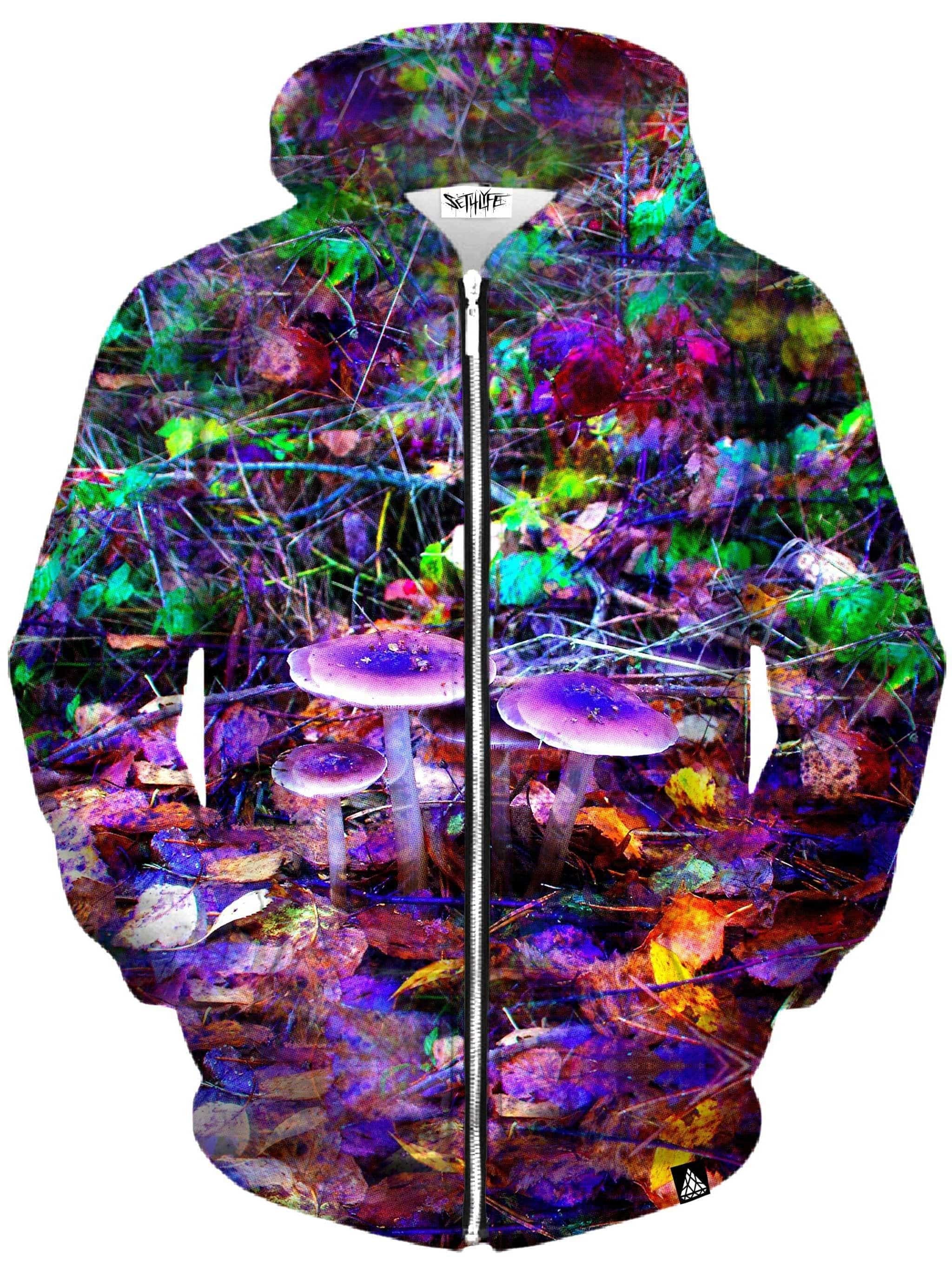 Shroomz Unisex Zip-Up Hoodie