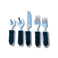 Set of 5 Pieces Black Agate Cutlery