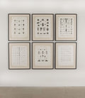 Set of Six Early 19th Century Framed First Edition Prints from 'Description de L'Egypte' By Sister Parish Design