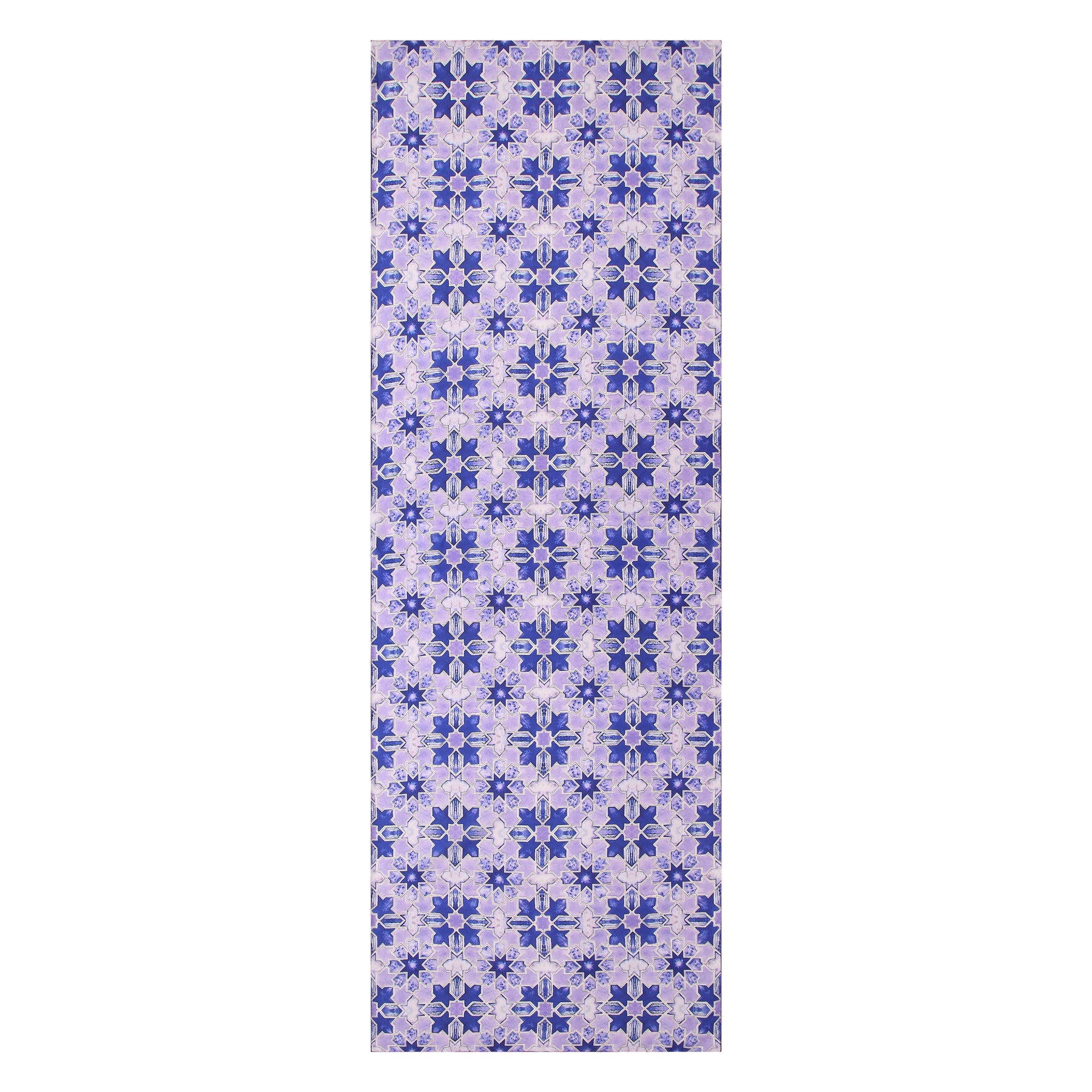 Purple Silk Scarf with Islamic Art Print Sevilla