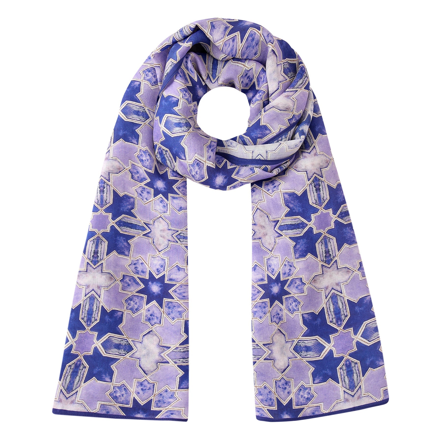 Purple Scarf for Women - 100% Modal
