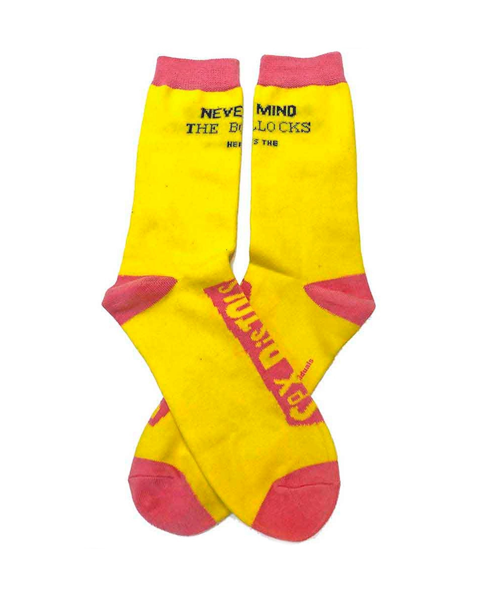 Sex Pistols - Calcetines "Never Mind The Bollocks Yellow"