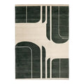 Shadowed Grid Harmony Knotted Wool Rug