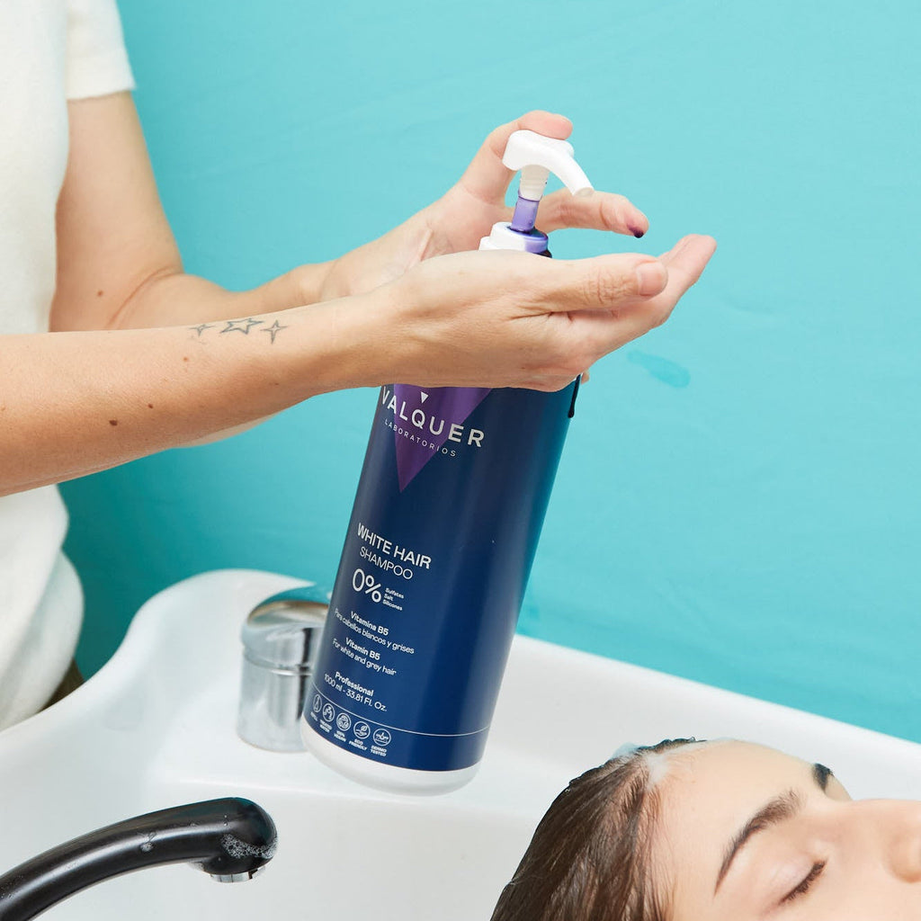 Champú Cabello Blanco y Gris – 0% Sin Sulfatos