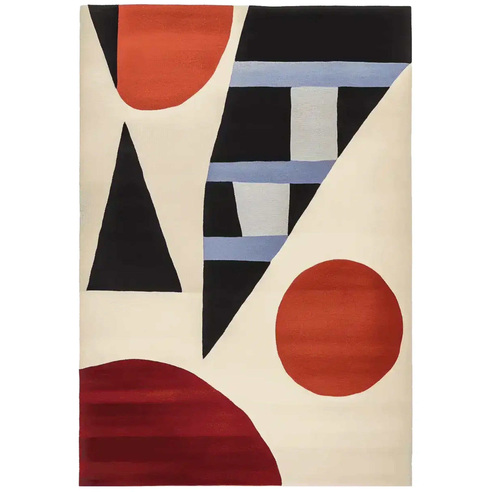 Shape Rhythm Theory Hand Tufted Rug