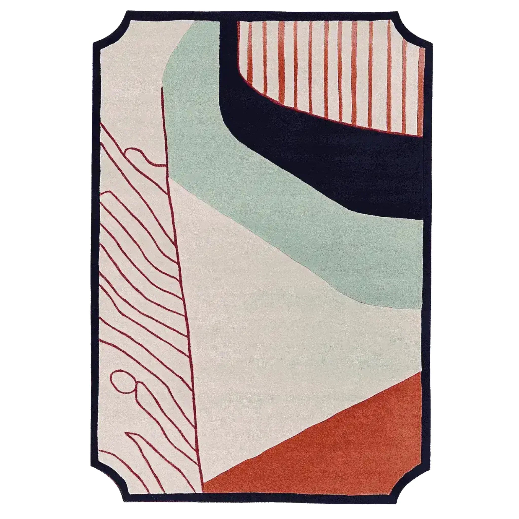 Shape Trace Hand Tufted Rug