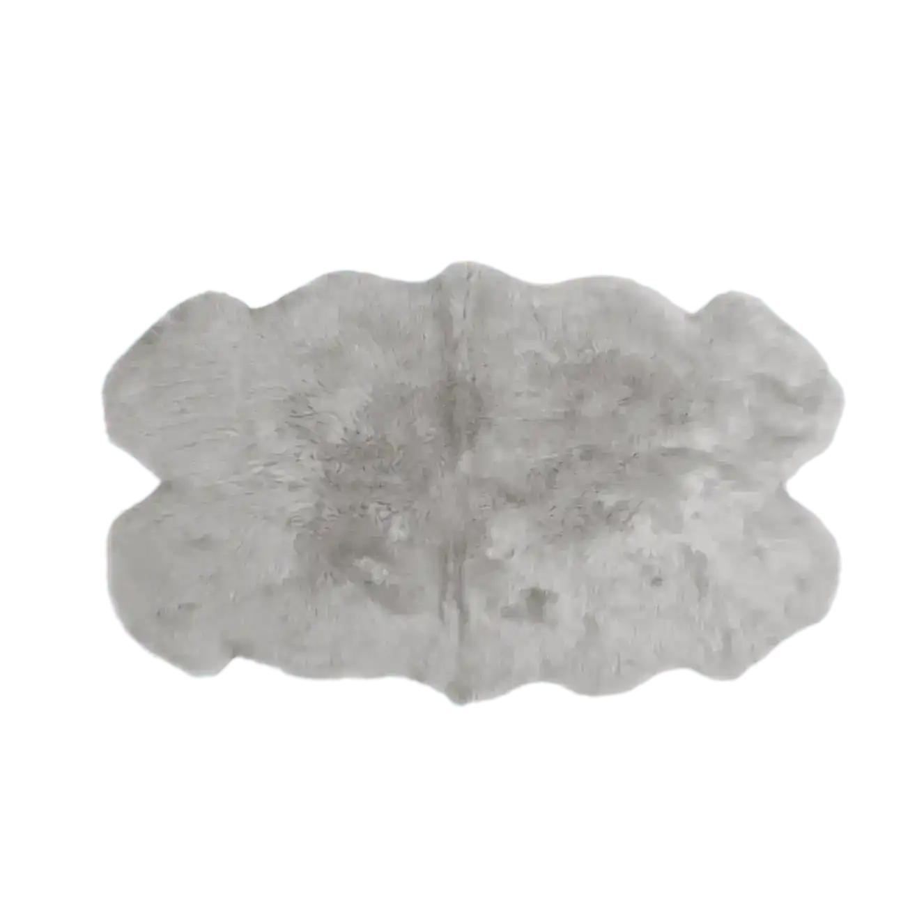 Sheepskin Area Rug in Dove Gray