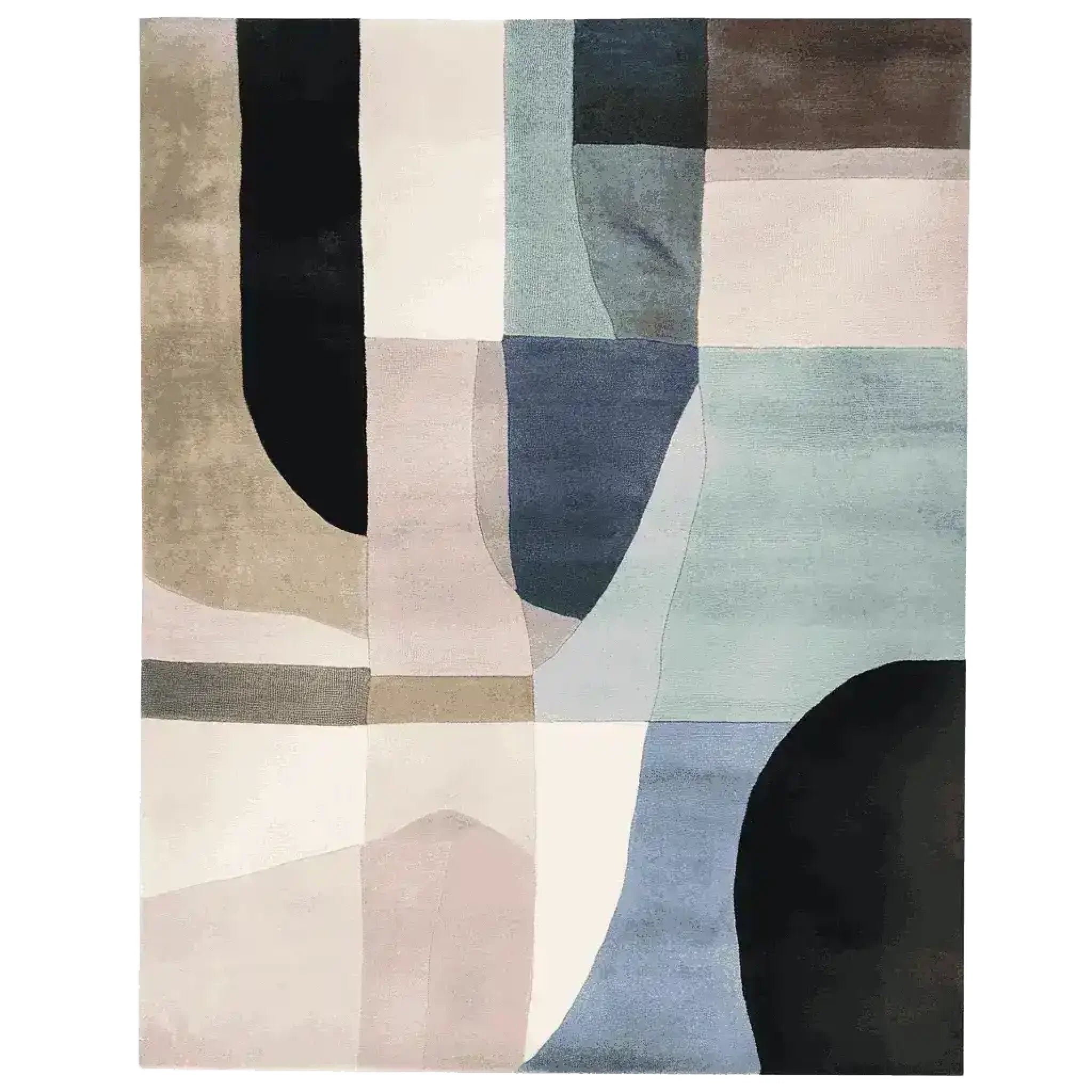Shifting Horizon Tones Hand Tufted Rug