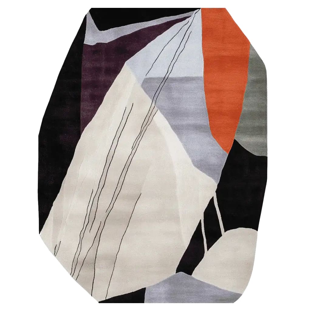 Silent Shape Theory Hand Tufted Rug