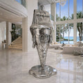 OSO Stainless Steel Molten Icon Sculpture - Height: 36 inch (91 cm) / Silver