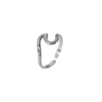Silver Wave Ring