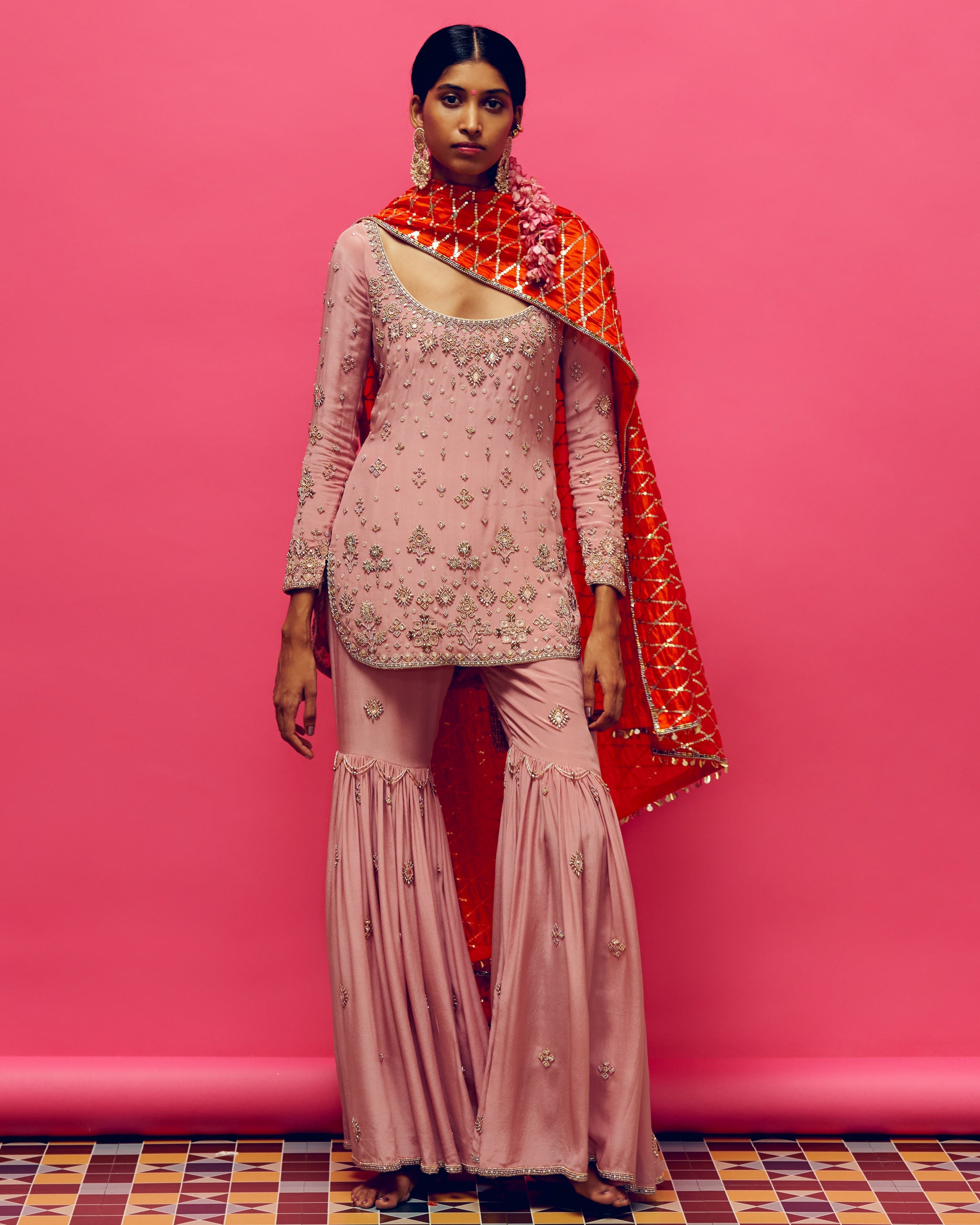 Ayesha Gharara Jacket Set By KYNAH, Luxury Indian Fashion & Bridal Wear