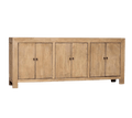 Six Door Elm Sideboard