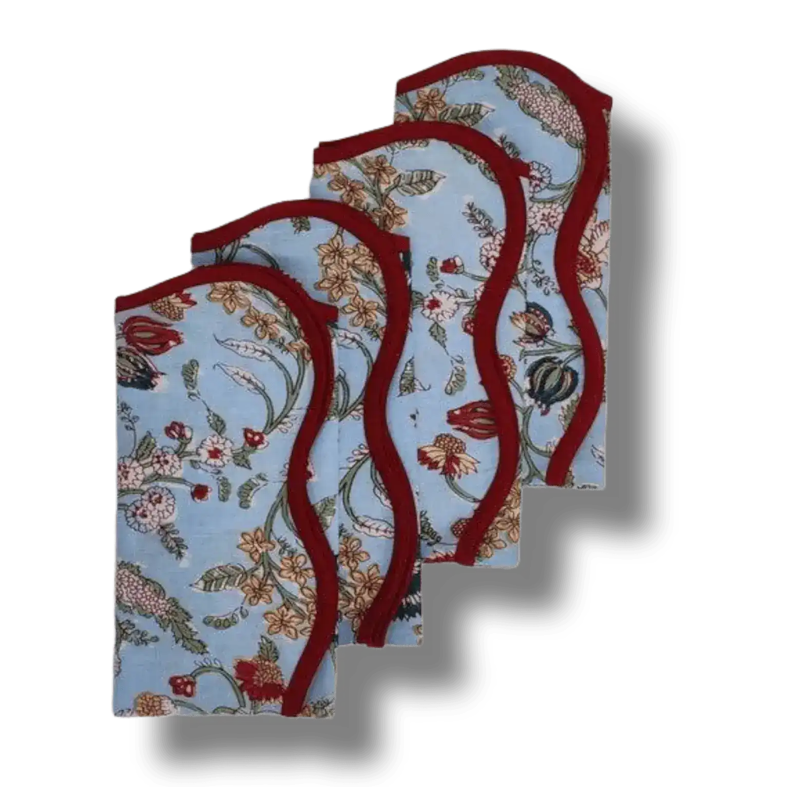 Skyer Hand Block Printed Cotton Napkins