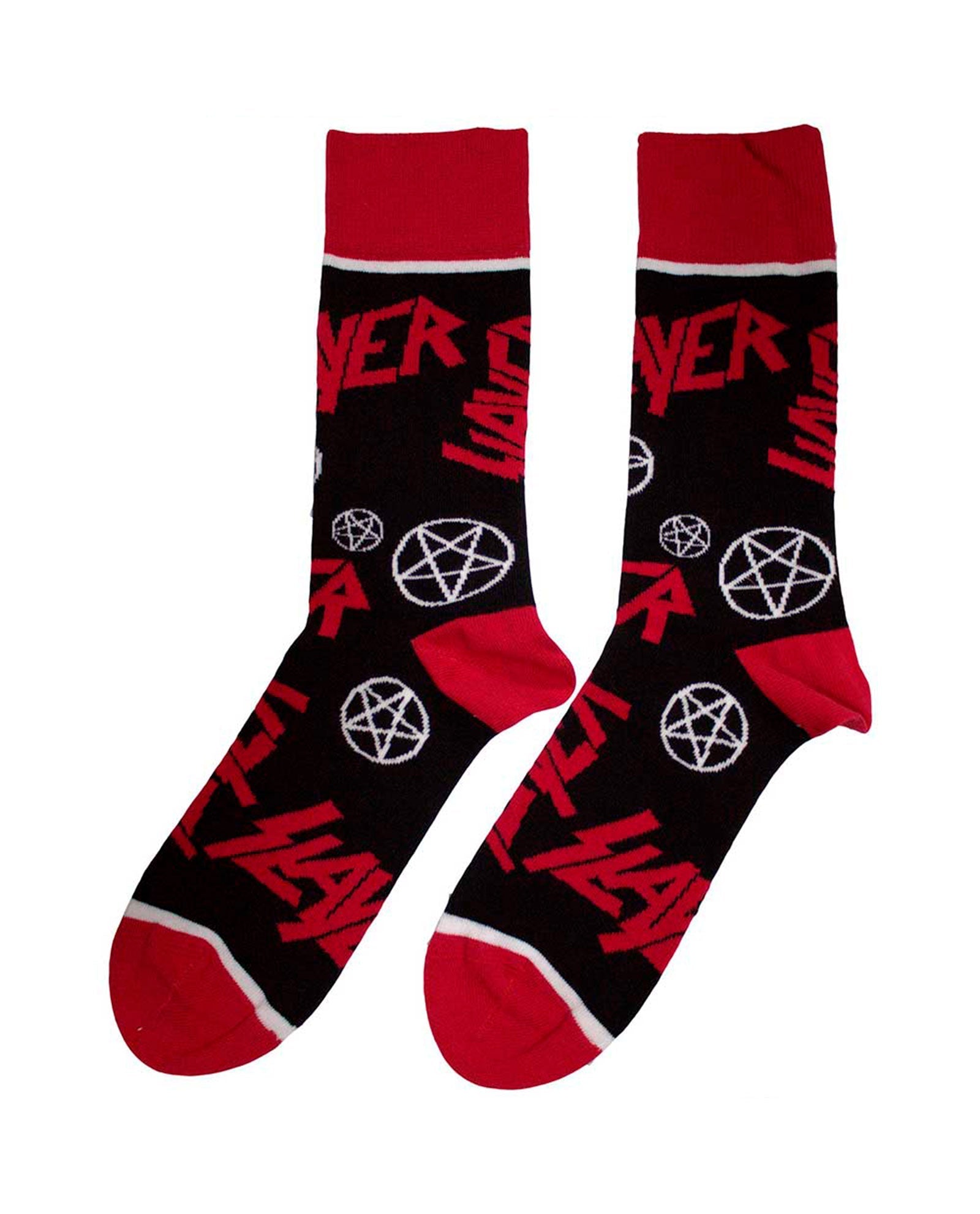 Slayer - Calcetines "Logos and Pentagrams"