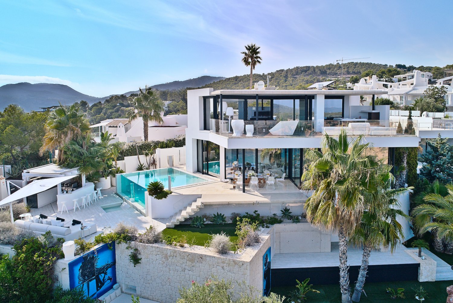 Clifftop Modern Ibiza Villa Designed to Enjoy the Island’s Good Life near Es Torrent
