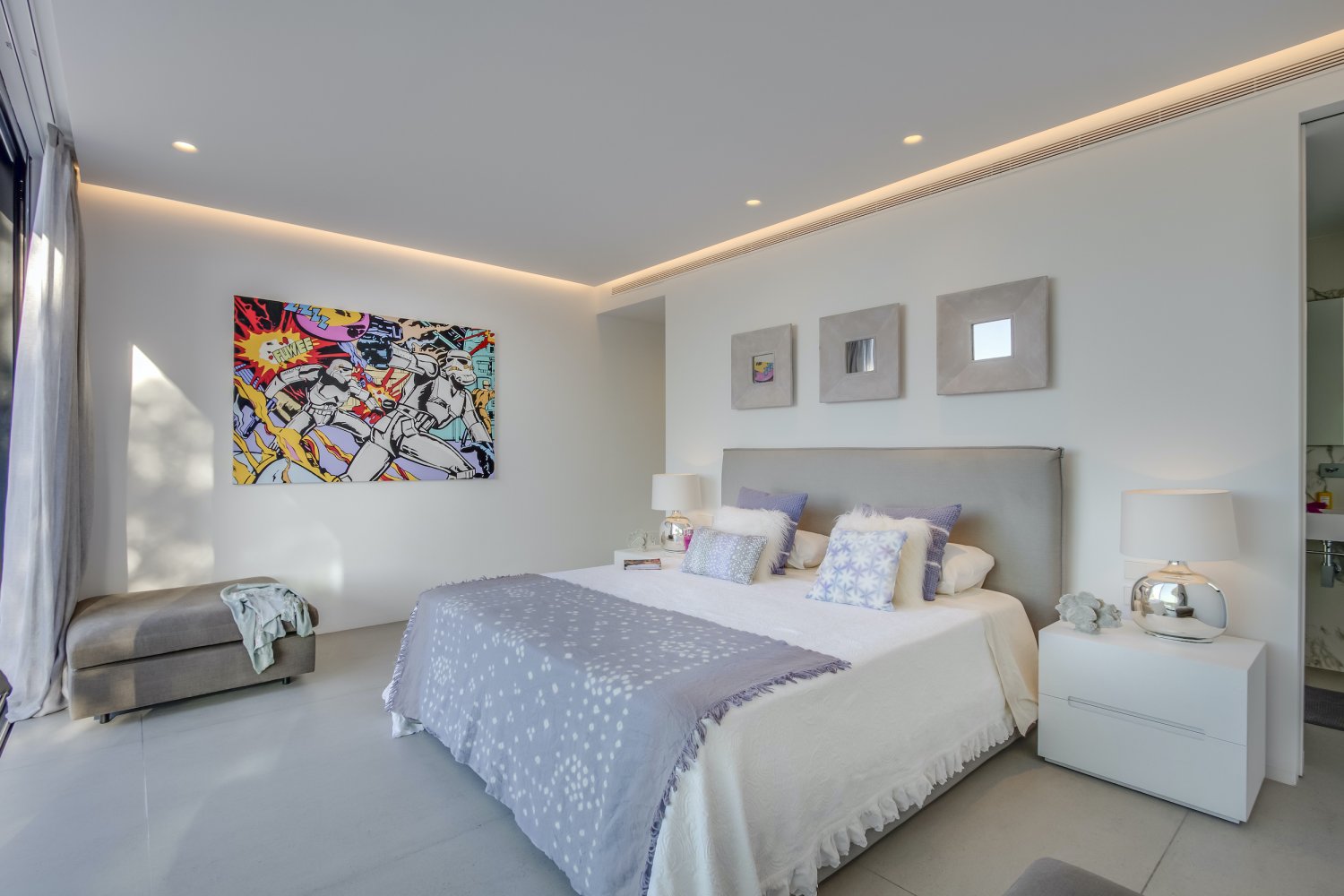550 m² Modern Open-Plan Private Ibiza Villa Beautifully Furnished near Sant Josep Village