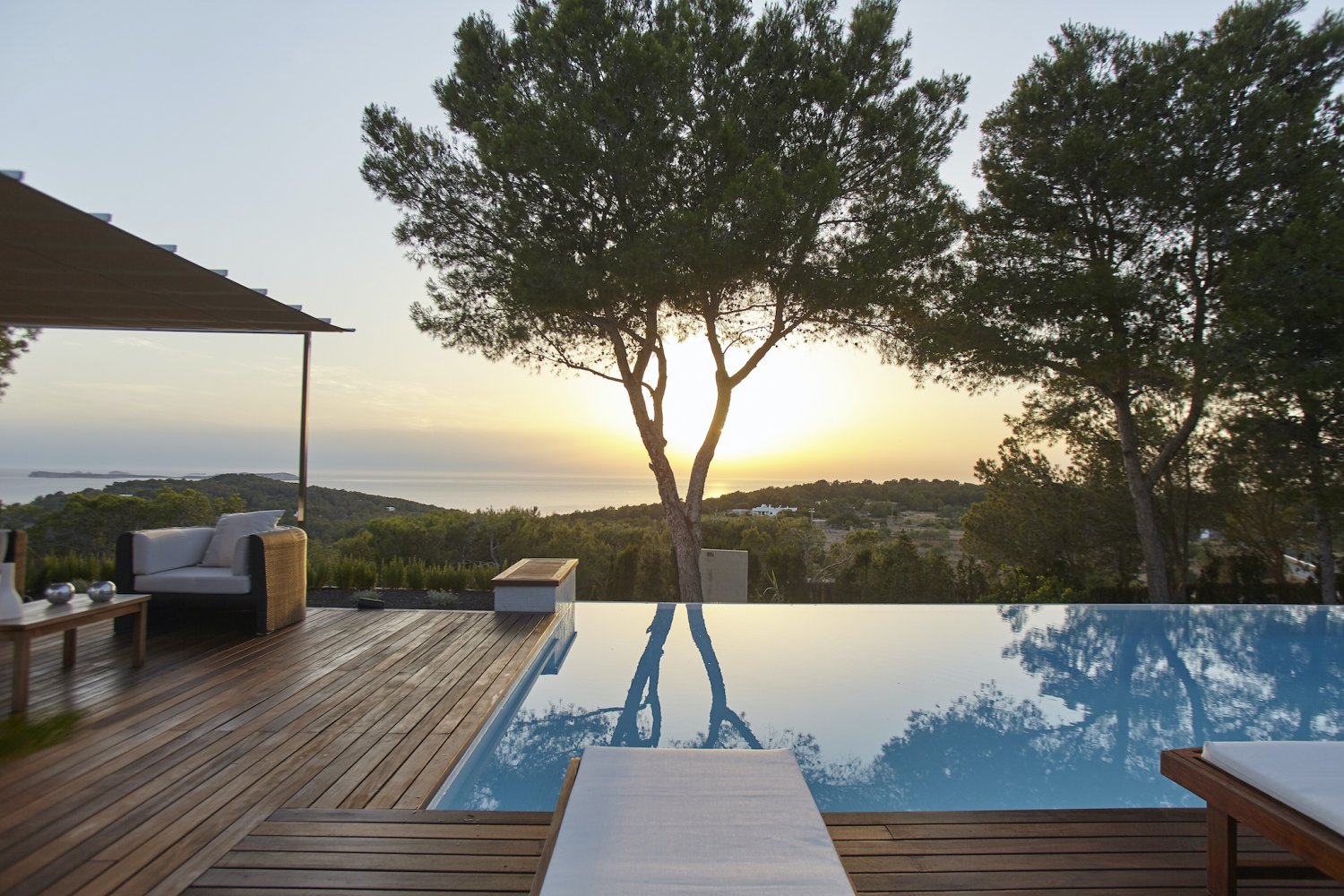 Completely Private Ibiza Villa with Beautiful Sunset Views near Cala Salada Beach