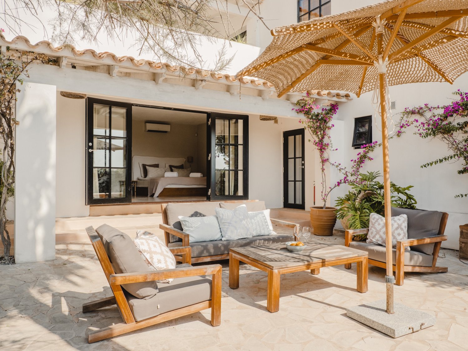 Spacious Stylish Villa with Beautiful Sea Views to Formentera in Ibiza Town