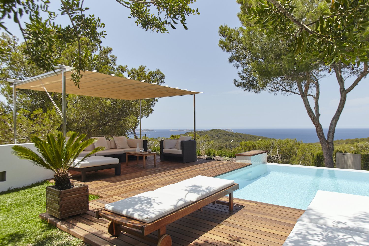 Completely Private Ibiza Villa with Beautiful Sunset Views near Cala Salada Beach