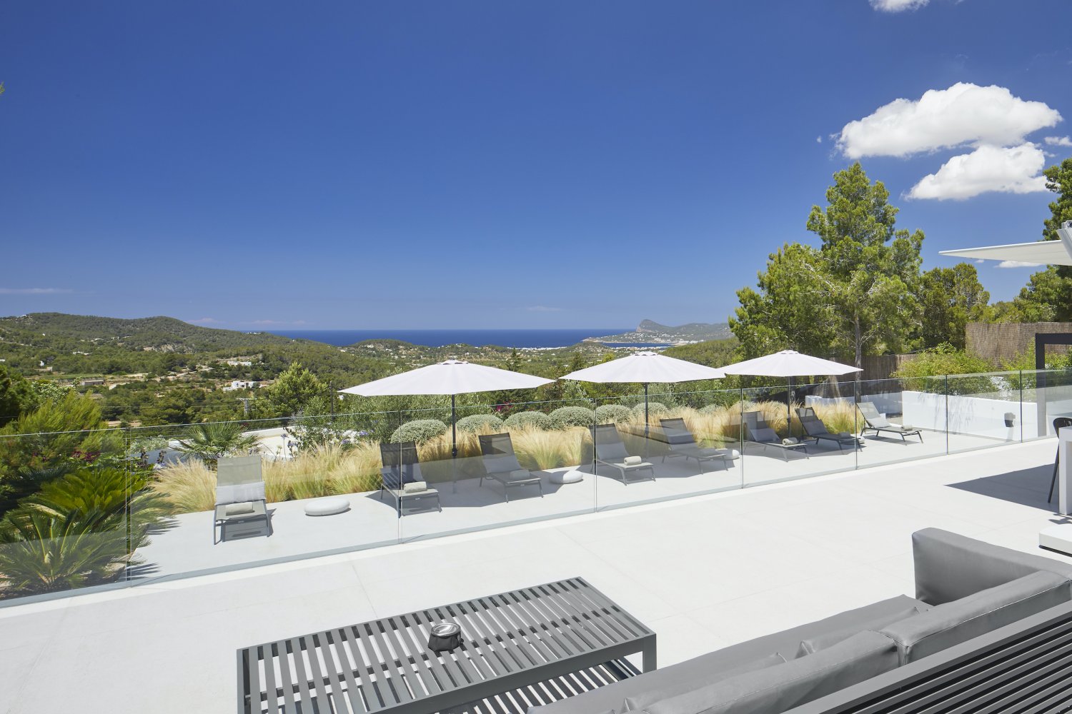 550 m² Modern Open-Plan Private Ibiza Villa Beautifully Furnished near Sant Josep Village