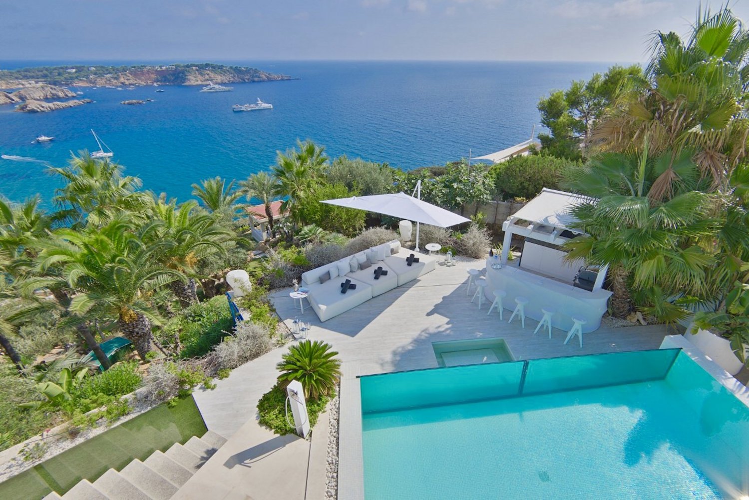Clifftop Modern Ibiza Villa Designed to Enjoy the Island’s Good Life near Es Torrent