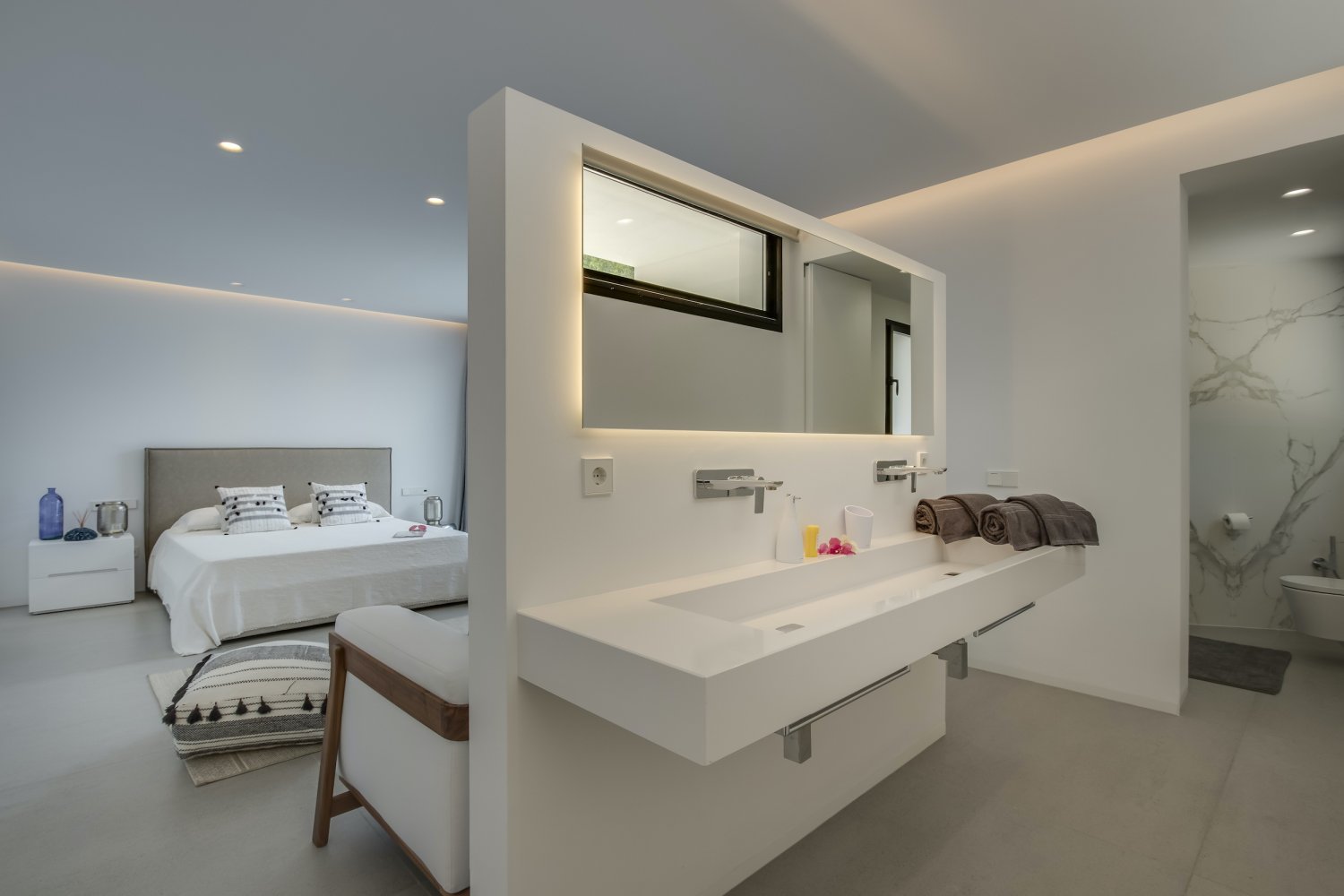 550 m² Modern Open-Plan Private Ibiza Villa Beautifully Furnished near Sant Josep Village