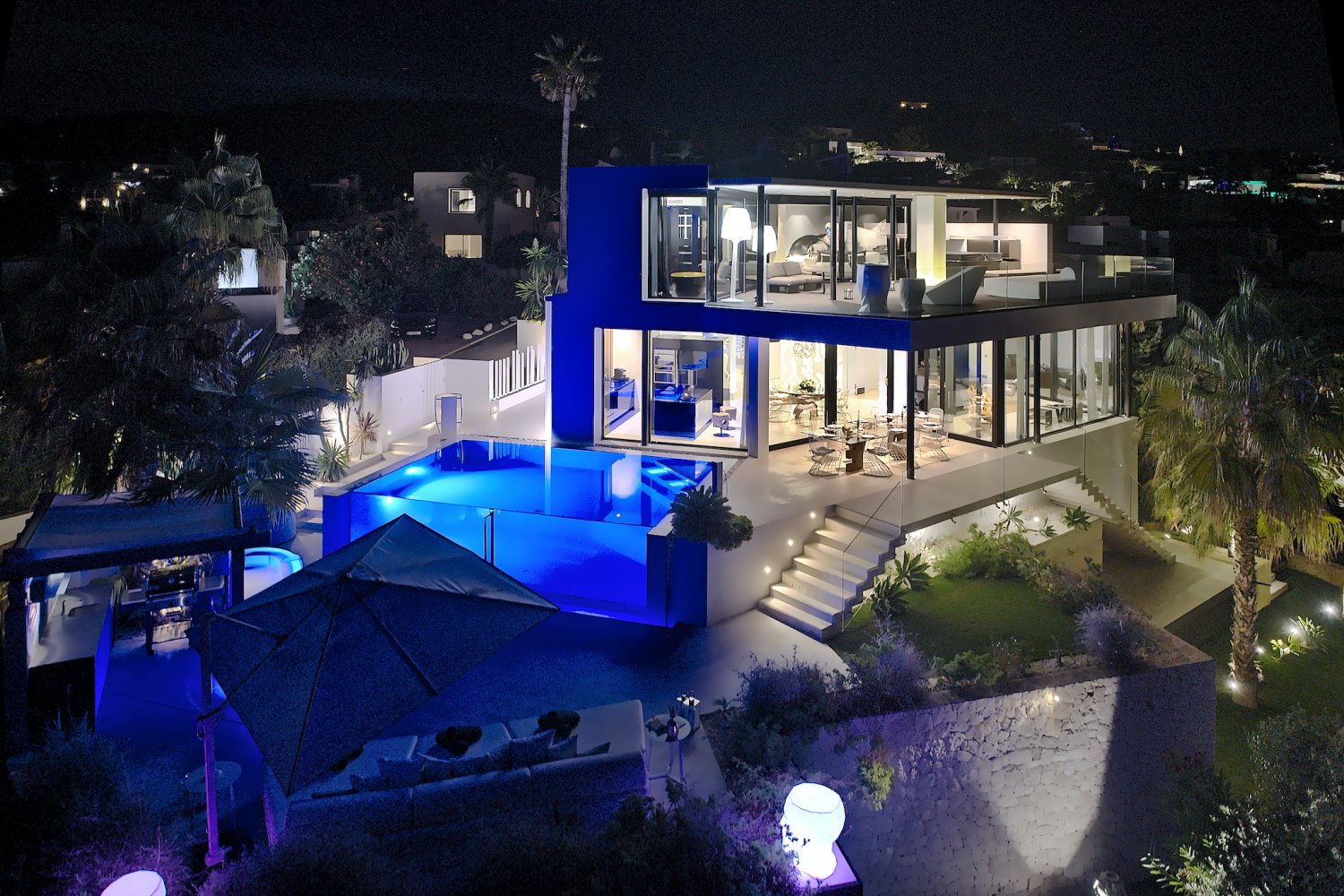 Clifftop Modern Ibiza Villa Designed to Enjoy the Island’s Good Life near Es Torrent