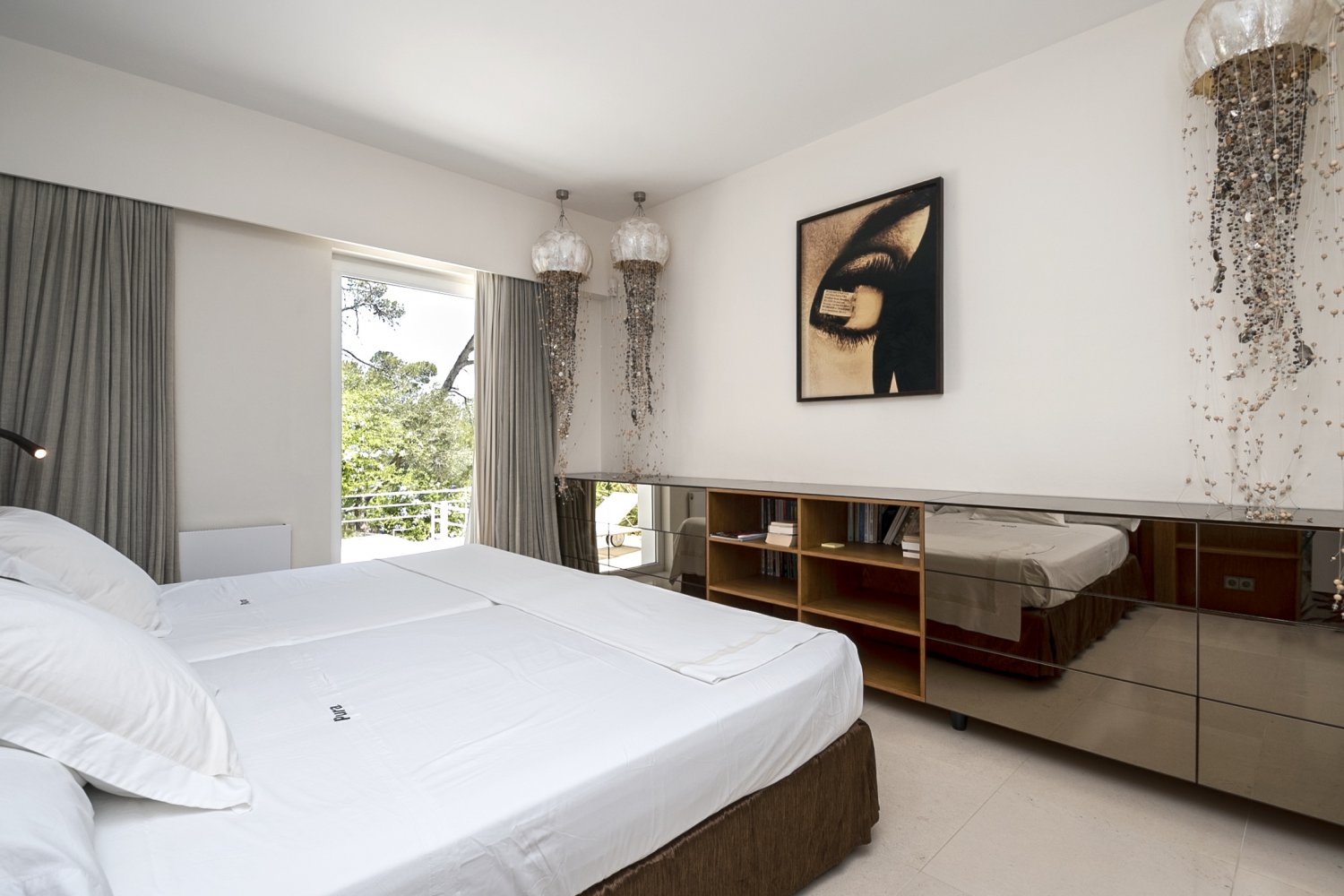 Modern Luxury Ibiza Villa with Huge Kitchen, Stunning Views and Spacious En-Suite Bedrooms near Es Cubells