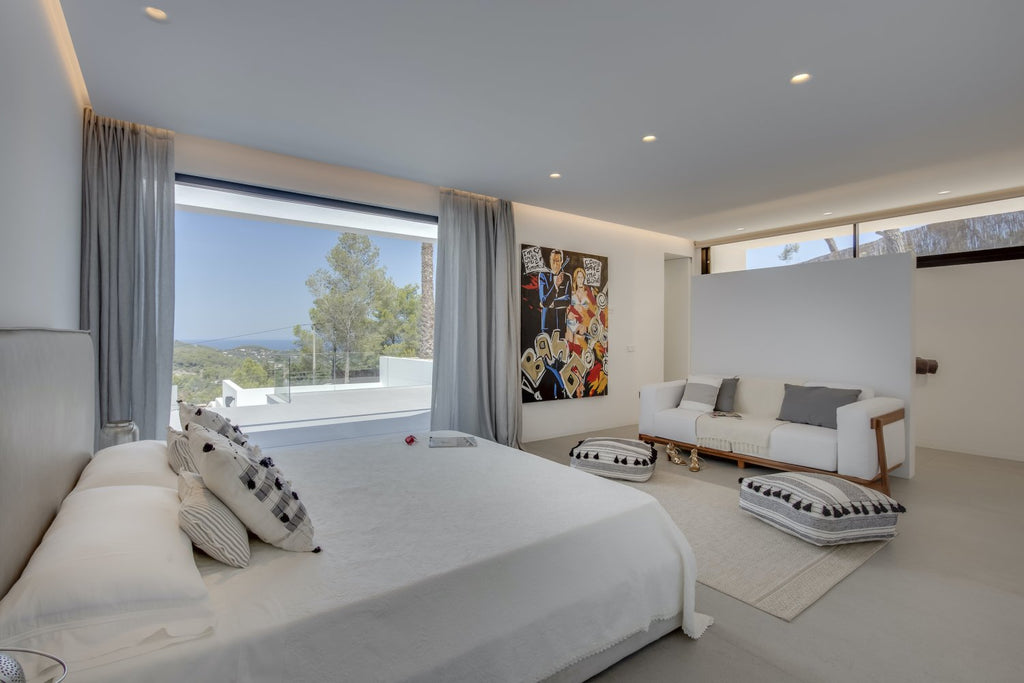 550 m² Modern Open-Plan Private Ibiza Villa Beautifully Furnished near Sant Josep Village