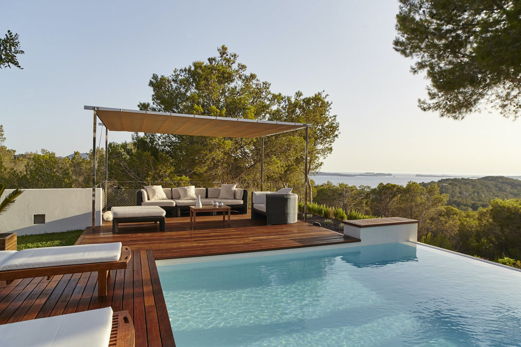 Completely Private Ibiza Villa with Beautiful Sunset Views near Cala Salada Beach